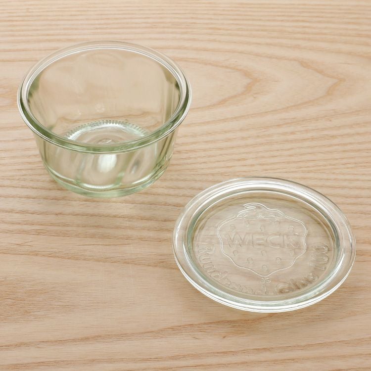 ウェック（WECK） クグロフ/Kouglof ガラスキャニスター 280ml 直径Lサイズ 6個セット
