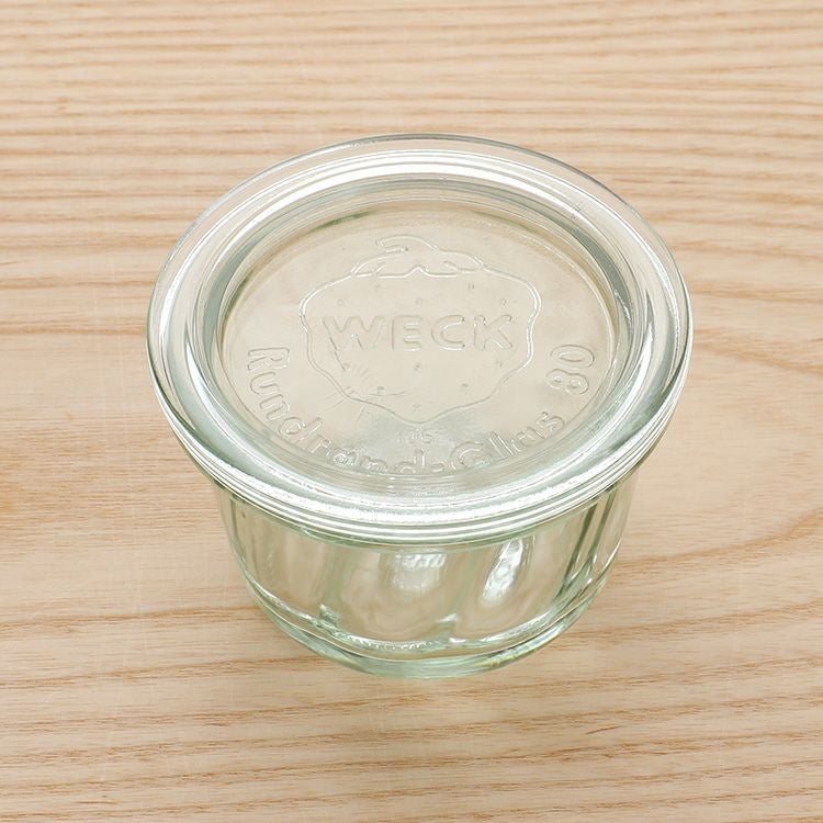 ウェック（WECK） クグロフ/Kouglof プラスティックカバー付クグロフ165mlx6個セット