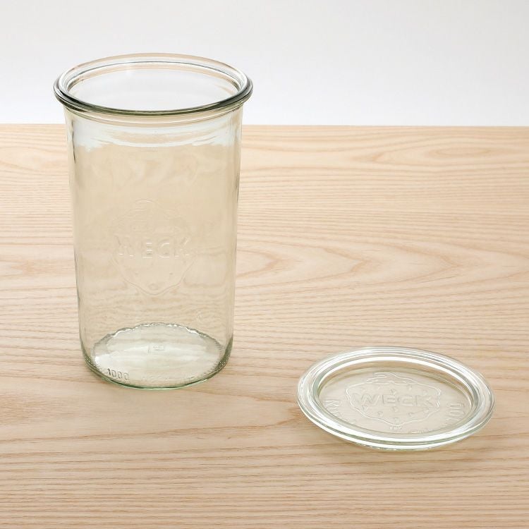 ウェック（WECK） モールド/Mold シェイプ ガラスキャニスター 1050ml 直径Lサイズ