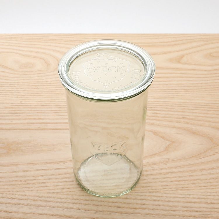 ウェック（WECK） モールド/Mold シェイプ ガラスキャニスター 1050ml 直径Lサイズ