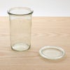 ウェック（WECK） モールド/Mold シェイプ ガラスキャニスター 1050ml 直径Lサイズ 6個セット