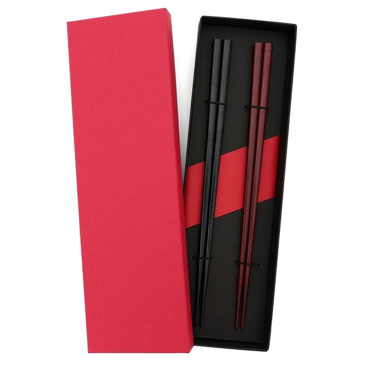 我戸幹男商店 紅桜/夜桜 箸二膳セット（化粧箱付き）