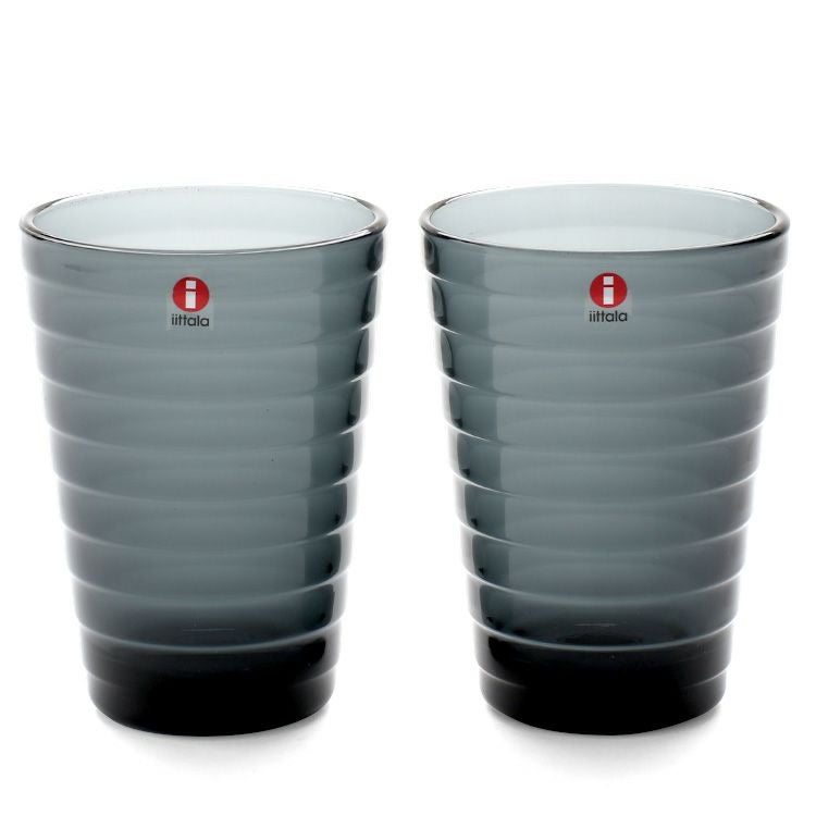 イッタラ（iittala） アイノアアルト/Aino Aalto ハイボール 330ml ペア ダークグレー