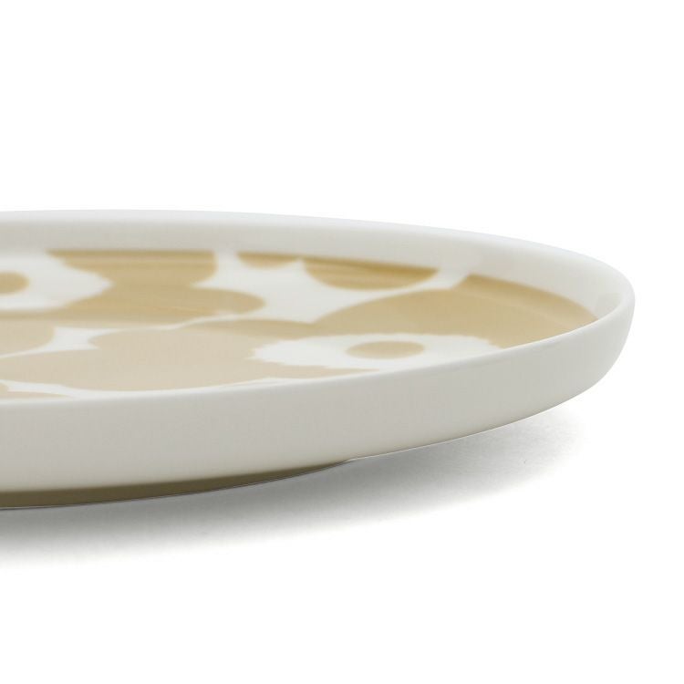 マリメッコ（marimekko） ウニッコ/UNIKKO プレート 20cm ホワイト/ベージュ