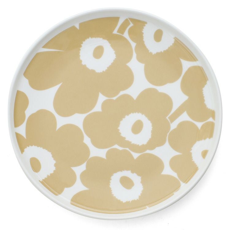 マリメッコ（marimekko） ウニッコ/UNIKKO プレート 25cm ホワイト/ベージュ