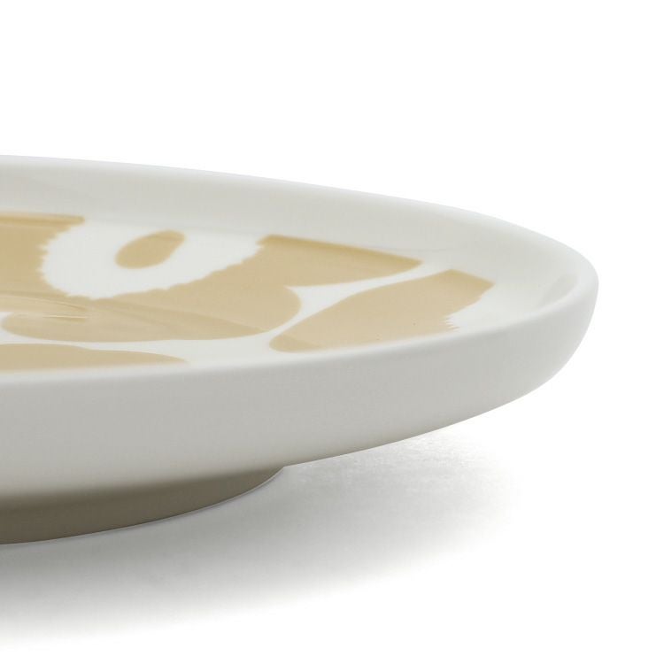 マリメッコ（marimekko） ウニッコ/UNIKKO プレート 25cm ホワイト/ベージュ