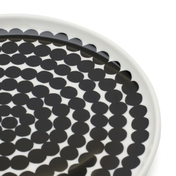 マリメッコ（marimekko） シイルトラプータルハ/SIIRTOLAPUUTARHA プレート 20cm ホワイト/ブラック