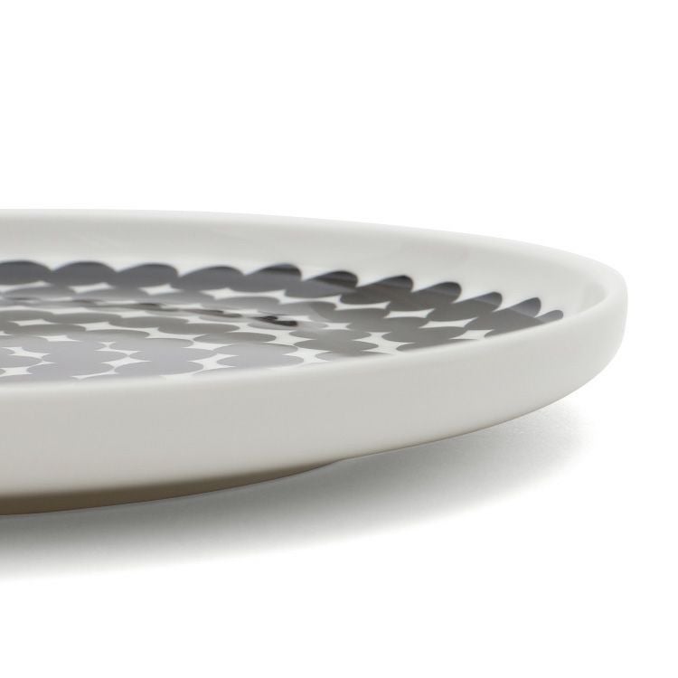 マリメッコ（marimekko） シイルトラプータルハ/SIIRTOLAPUUTARHA プレート 20cm ホワイト/ブラック