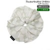 マリメッコ（marimekko） ウニッコ/Ruusunkukka Unikko シュシュ ライトグリーン/ホワイト