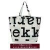 マリメッコ（marimekko） ウニッコ/UNIKKO トートバッグ KIOSKI ライトグリーン/オフホワイト/ブラック