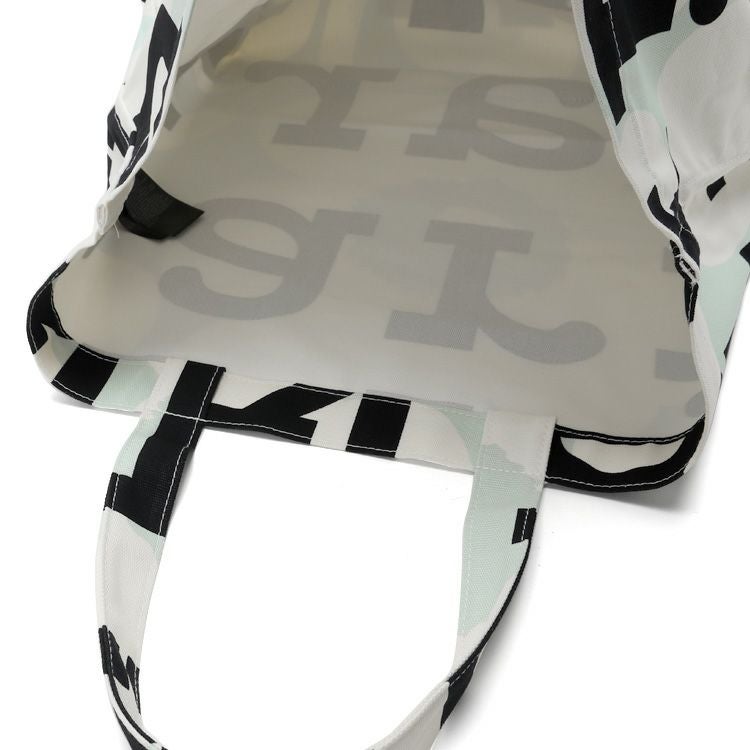 マリメッコ（marimekko） ウニッコ/UNIKKO トートバッグ KIOSKI ライトグリーン/オフホワイト/ブラック