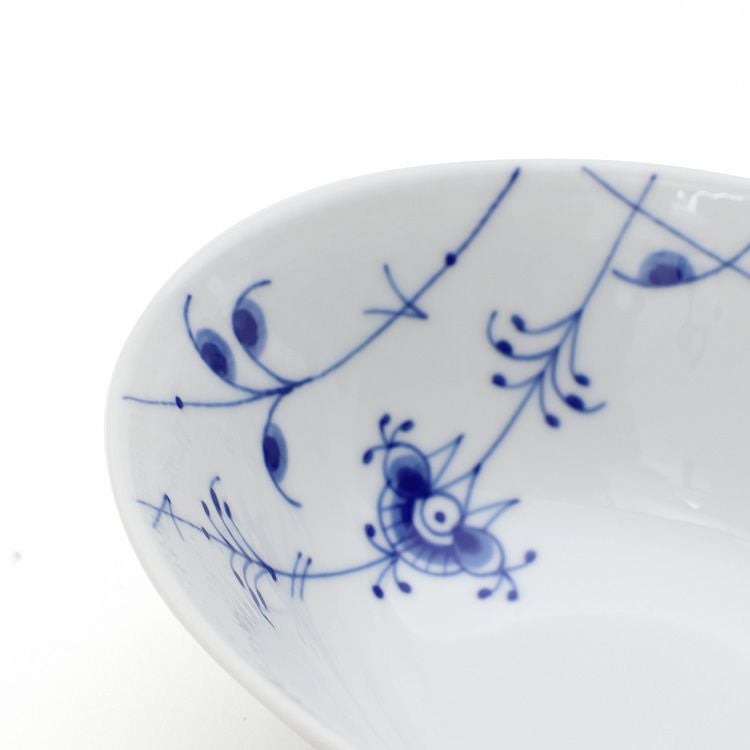 ロイヤルコペンハーゲン（Royal Copenhagen） ブルーパルメッテ/Blue Palmette オーバルボウル ペア 15cm