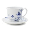 ロイヤルコペンハーゲン（Royal Copenhagen） ブルーパルメッテ/Blue Palmette カップ＆プレート ペア 160ml