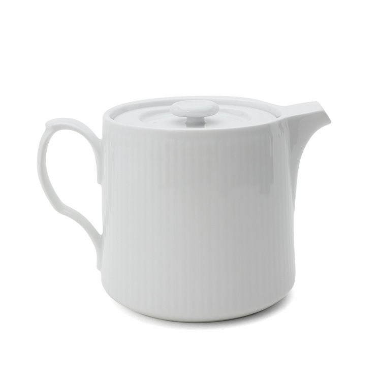 ロイヤルコペンハーゲン（Royal Copenhagen） ホワイトフルーテッド プレイン/White Fluted Plain ティーポット 750ml