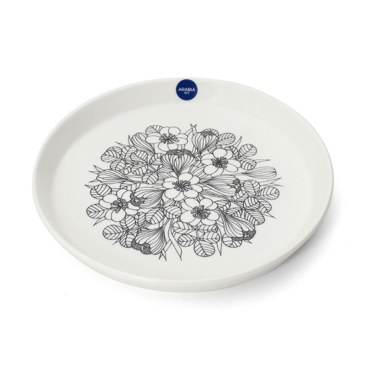 アラビア（ARABIA） クロッカス/Krokus プレート 19cm ブラック