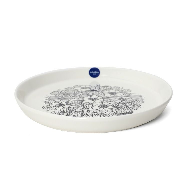 アラビア（ARABIA） クロッカス/Krokus プレート 19cm ブラック