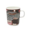 マリメッコ（marimekko） ルサッコ/Rusakko マグカップ 250ml ブラウン/レッド