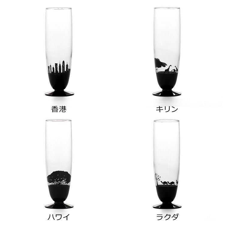 丸モ高木陶器 夕日を眺めるグラス ピルスナー