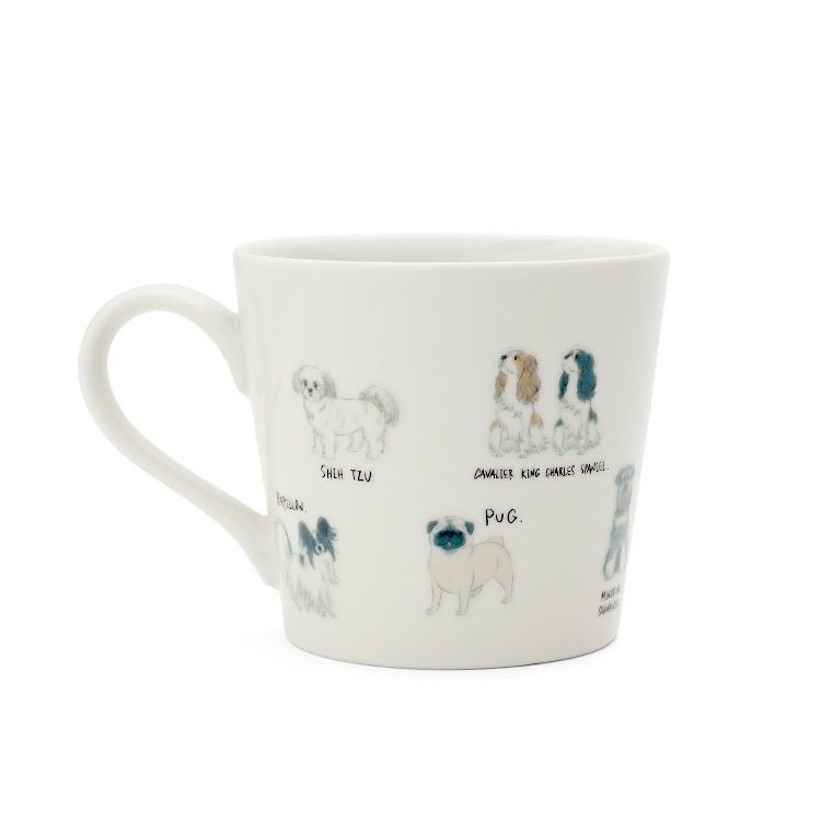 丸モ高木陶器 温感ゆる犬マグカップ