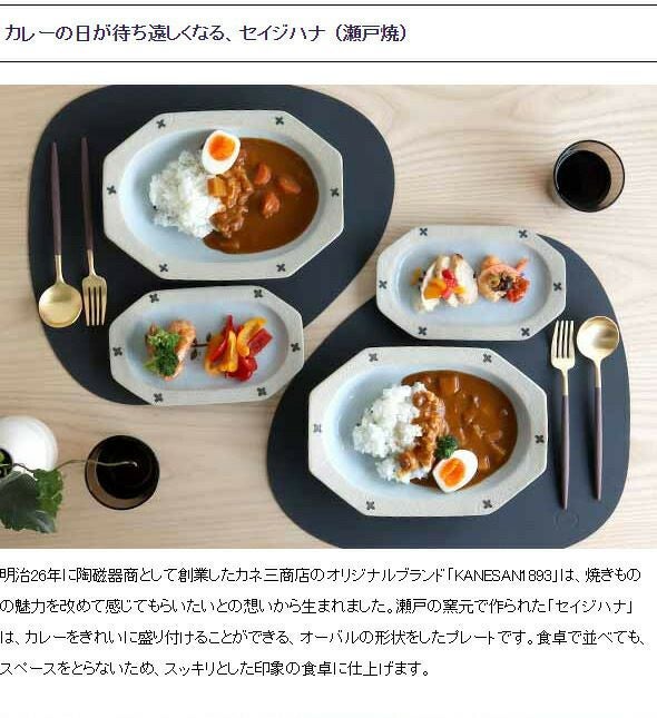 カネサン1893（KANESAN1893） セイジハナ 深皿