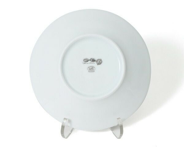 エルメス（HERMES） シェーヌダンクル プラチナ/Chaine d'ancre platinum ブレックカップ＆ソーサー ペア