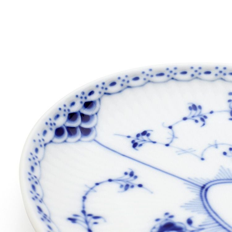 ロイヤルコペンハーゲン（Royal Copenhagen） ブルーフルーテッド ハーフレース/Blue Fluted Half Lace オーバルディッシュ 23.5×15cm