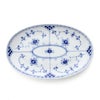 ロイヤルコペンハーゲン（Royal Copenhagen） ブルーフルーテッド ハーフレース/Blue Fluted Half Lace オーバルディッシュ 23.5×15cm