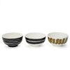 マリメッコ（marimekko） ヒュライリュ/Hyraily ボウル 300ml 3個セット ブラック/ウェットサンド
