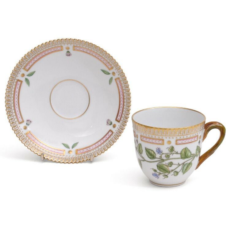 ロイヤルコペンハーゲン（Royal Copenhagen） フローラダニカ/Flora Danica コーヒー カップ&ソーサー