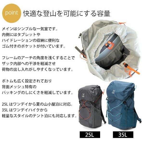 ホグロフス（Haglofs） リム25/LIM 25 リュック