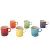 ル・クルーゼ（Le Creuset） マグカップ 350ml 6個セット カラーアソート
