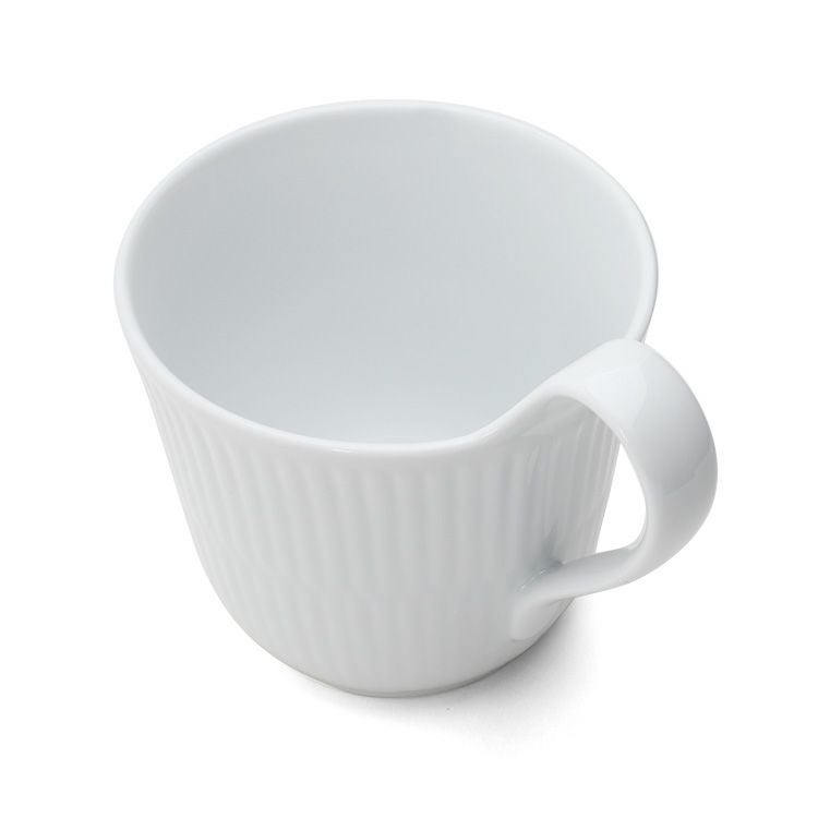 ロイヤルコペンハーゲン（Royal Copenhagen） ホワイトフルーテッド プレイン/White Fluted Plain ハイハンドルマグ 240ml