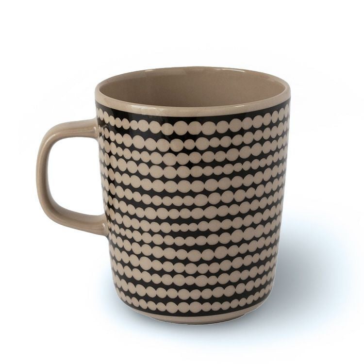 マリメッコ（marimekko） シイルトラプータルハ/SIIRTOLAPUUTARHA マグカップ 250ml ブラック/テラ