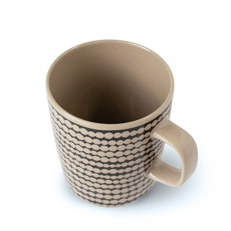 マリメッコ（marimekko） シイルトラプータルハ/SIIRTOLAPUUTARHA マグカップ 250ml ブラック/テラ