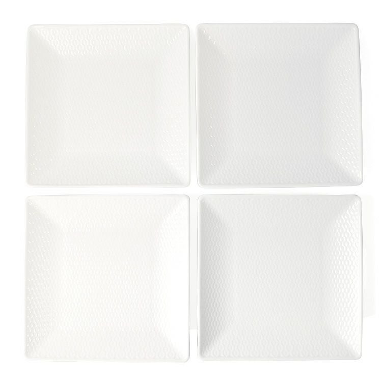 ウェッジウッド（WEDGWOOD） ジオ/Gio スモールスクエアプレート 14.5cm 4個セット