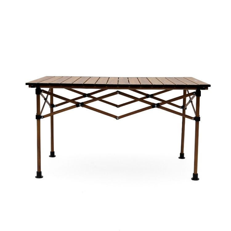 ネイチャーハイク（Naturehike） テレスコピックテーブル（木目調） Mサイズ