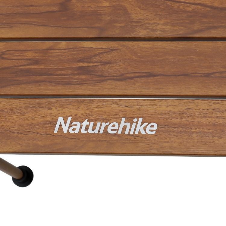 ネイチャーハイク（Naturehike） テレスコピックテーブル（木目調） Mサイズ