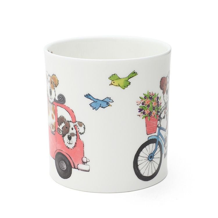 ダヌーン（Dunoon） ORKNEY マグカップ 自転車でお出かけだワン