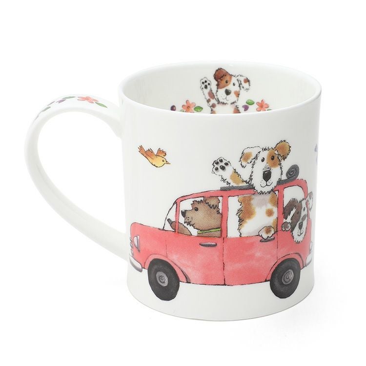 ダヌーン（Dunoon） ORKNEY マグカップ 自転車でお出かけだワン