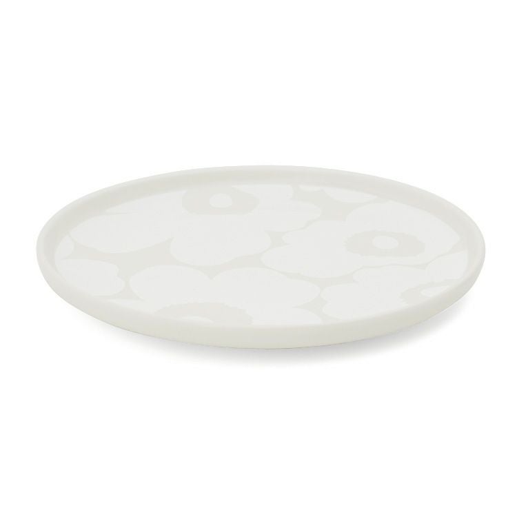 マリメッコ（marimekko） ウニッコ/UNIKKO プレート 20cm ホワイト/ナチュラルホワイト