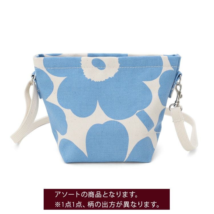 マリメッコ（marimekko） ウニッコ/UNIKKO ショルダーバッグ コットン/ライトブルー