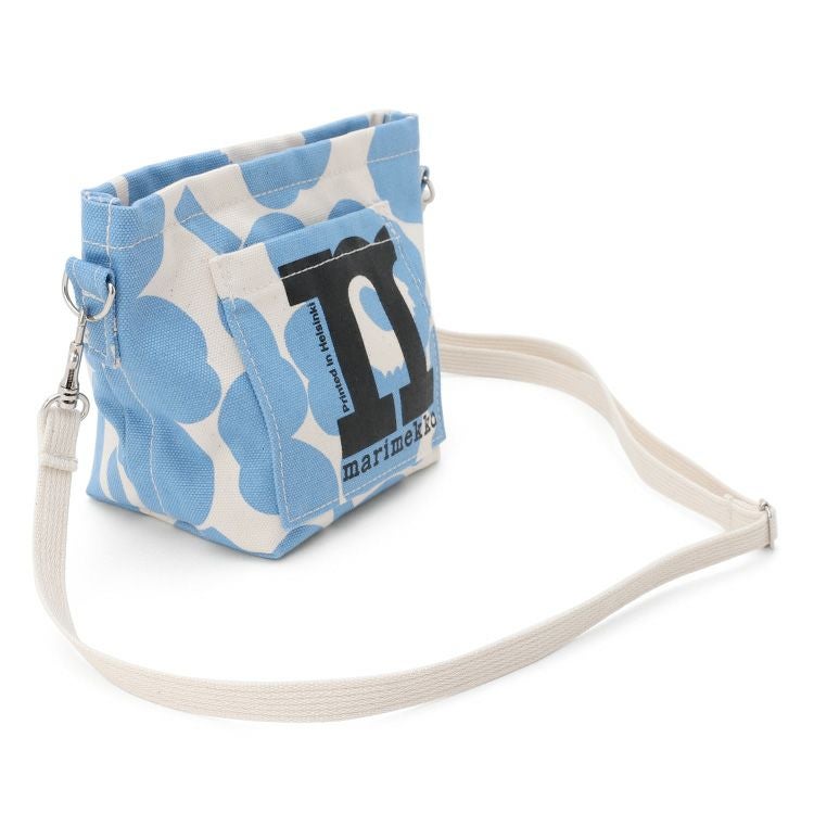 マリメッコ（marimekko） ウニッコ/UNIKKO ショルダーバッグ コットン/ライトブルー