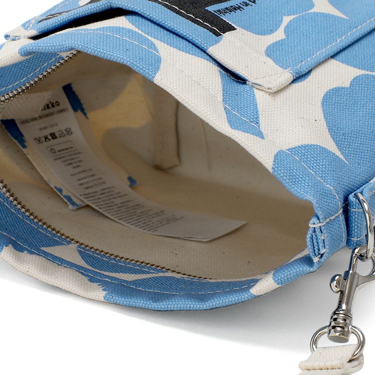 マリメッコ（marimekko） ウニッコ/UNIKKO ショルダーバッグ コットン/ライトブルー