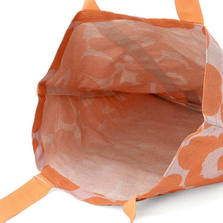 マリメッコ（marimekko） キオスキ/kioski ウニッコ トートバッグ オレンジ/ピンク