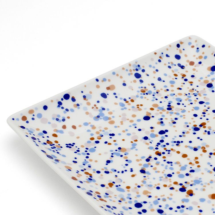 イッタラ（iittala） キュリアス マインド オブ オイバ トイッカ/OTC ヘレ プレート A4 ブルーブラウン