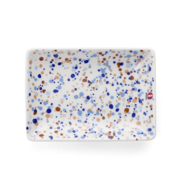 イッタラ（iittala） キュリアス マインド オブ オイバ トイッカ/OTC ヘレ プレート A6 ブルーブラウン