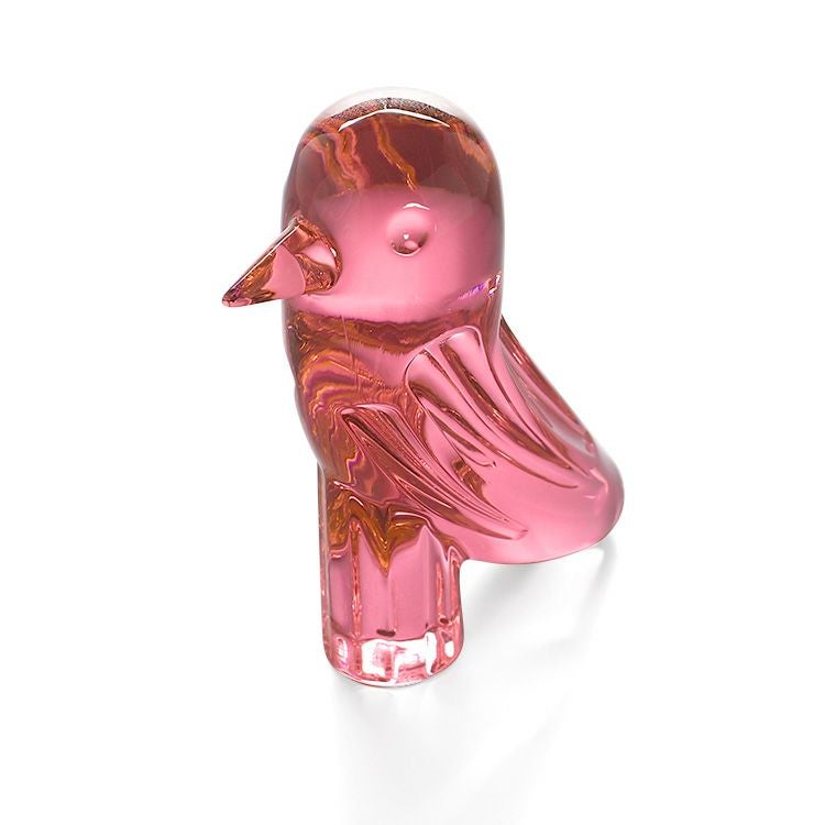 バカラ（Baccarat） ファウナクリストポリス/Faunacrystopolis フィギュア トリ ピンク