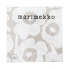マリメッコ（marimekko） ウニッコ/UNIKKO ペーパーナプキン ライトグレー/オフホワイト