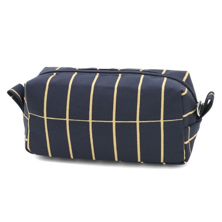 マリメッコ（marimekko） ティイリスキヴィ/Tiiliskivi Tiise コスメティックポーチ ダークブルー/モスグリーン