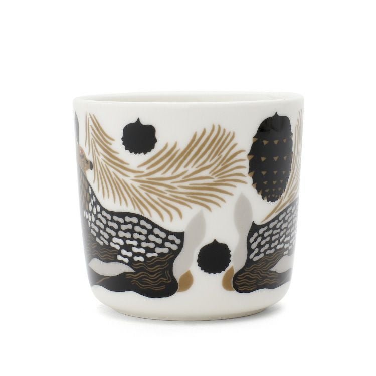 マリメッコ（marimekko） ペウラ/Peura ラテマグ 200ml ホワイト/ベージュ